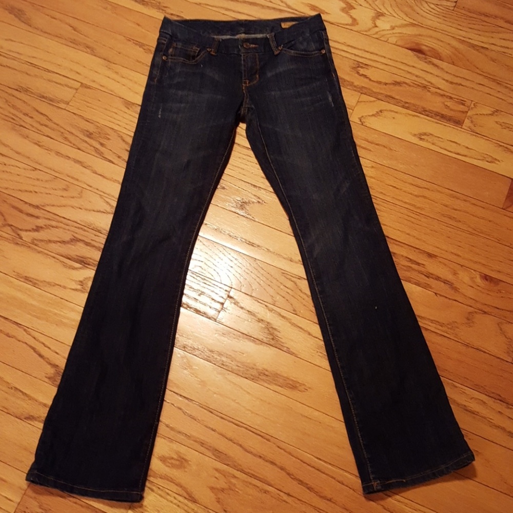 7 For All Mankind Dark Blue Bootcut Jeans